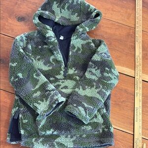 Joules Boys Whitacre Dino Camo half Zip Fleece - 5Y